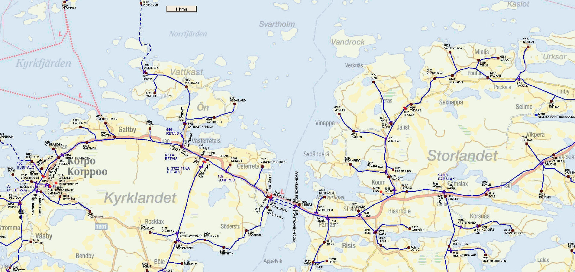 Marking incidents on the map during inspection round